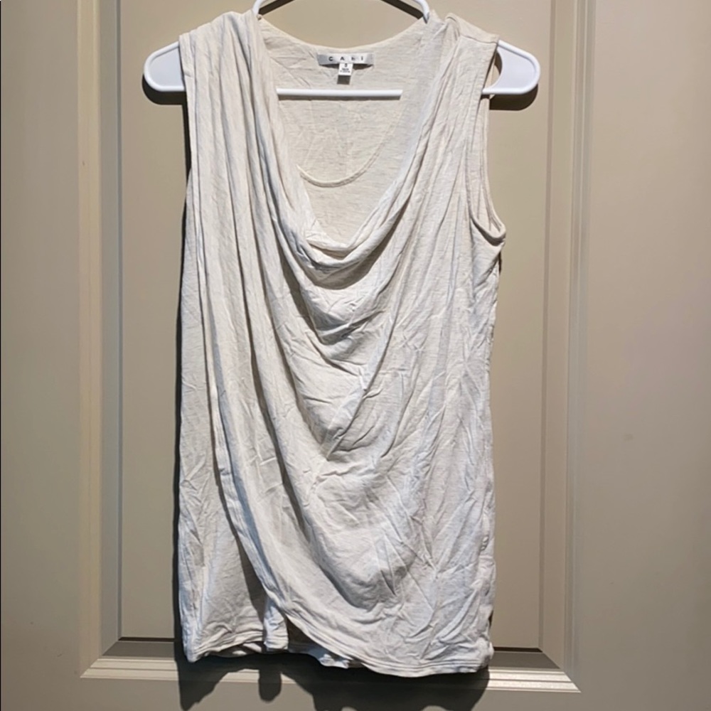 Cabi Gray flowy tank